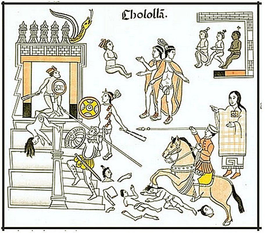 The Cholula Massacre By Cortes