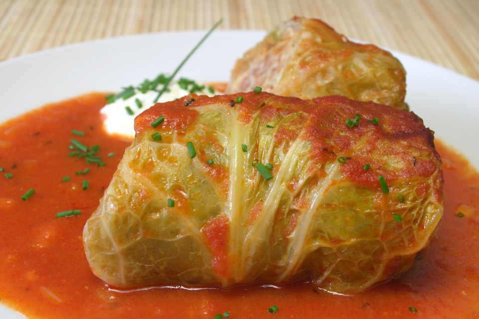 Ukrainian Stuffed Cabbage Holubtsi Recipe