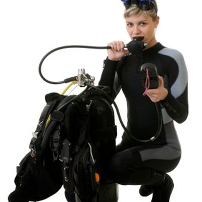 Scuba Diving Regulators First And Second Stages