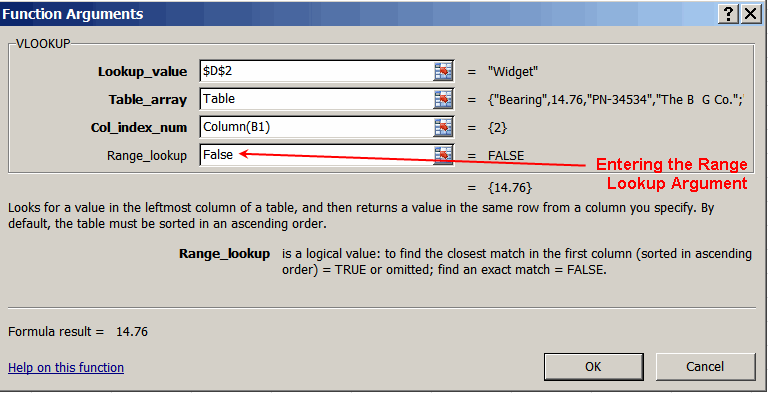 find multiple fields of data with excel vlookup