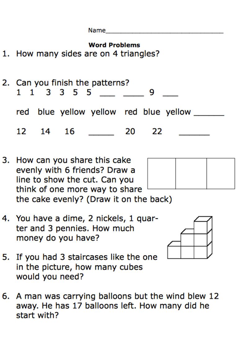 problem solving questions for 2nd grade