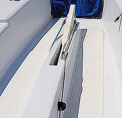 centerboard on sailboat