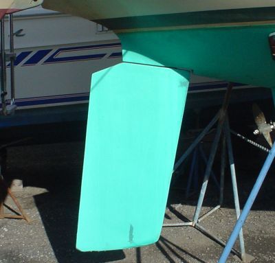 sailboat reverse rudder