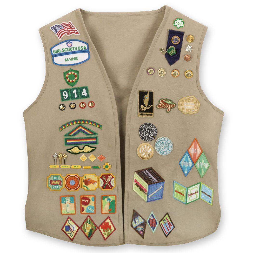 How To Attach Girl Scout Patches 9022