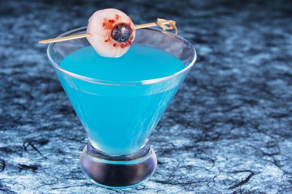 Mad Eye Martini Cocktail Recipe for Halloween