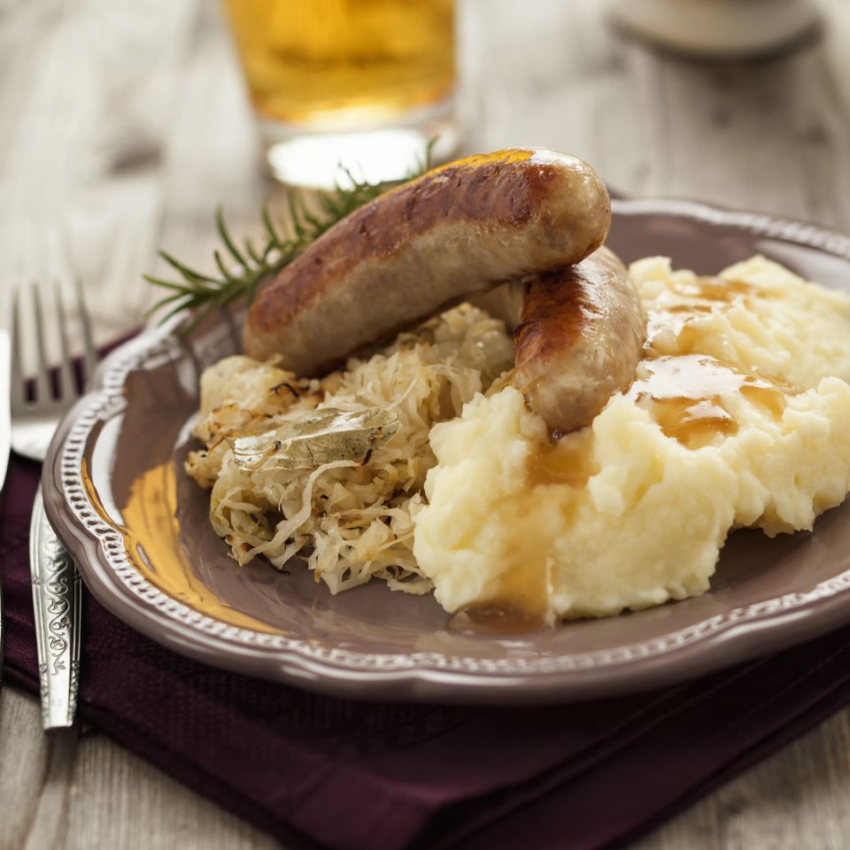 Creamy Amsterdam Mashed Potatoes With Sauerkraut Recipe 5002