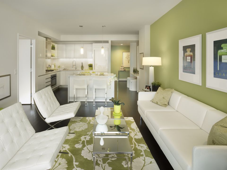 green living room