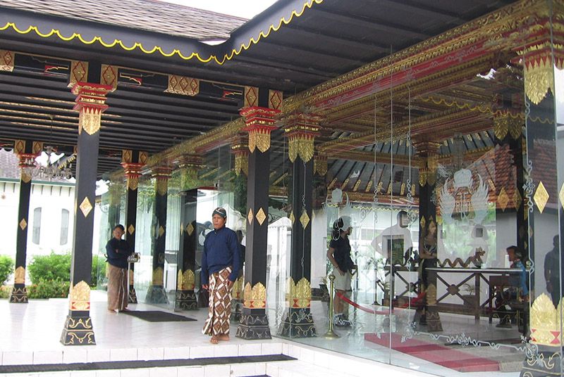 The Yogyakarta Kraton Central  Java  Indonesia