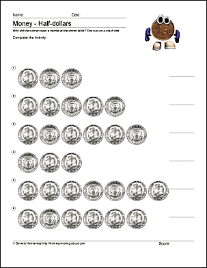 math and money worksheets counting dimes