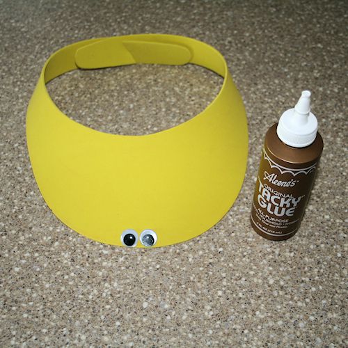 How to Make a Bumble Bee Craft Foam Visor