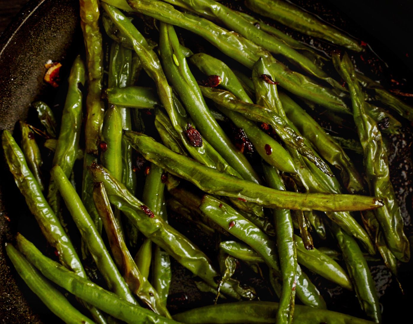 Vegan Vegetarian Asian Green Beans With Soy Sauce Recipe