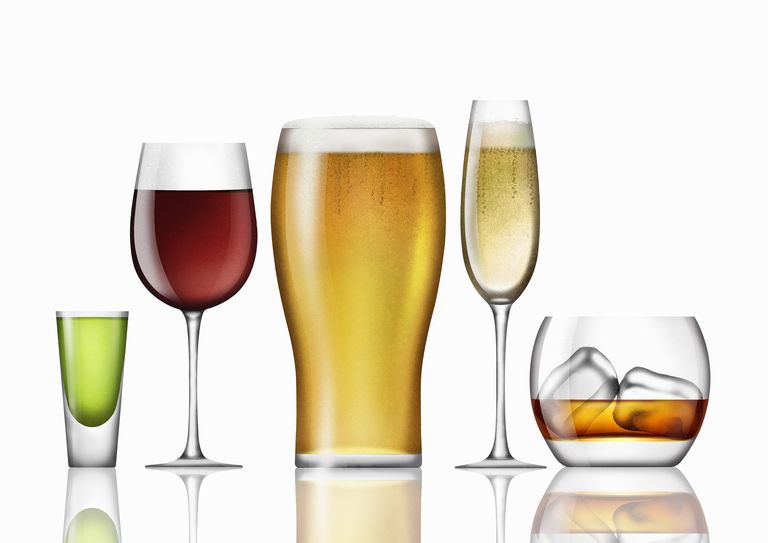 range of different alcoholic drinks in a row 515791507 57f3c1525f9b586c35a5751c