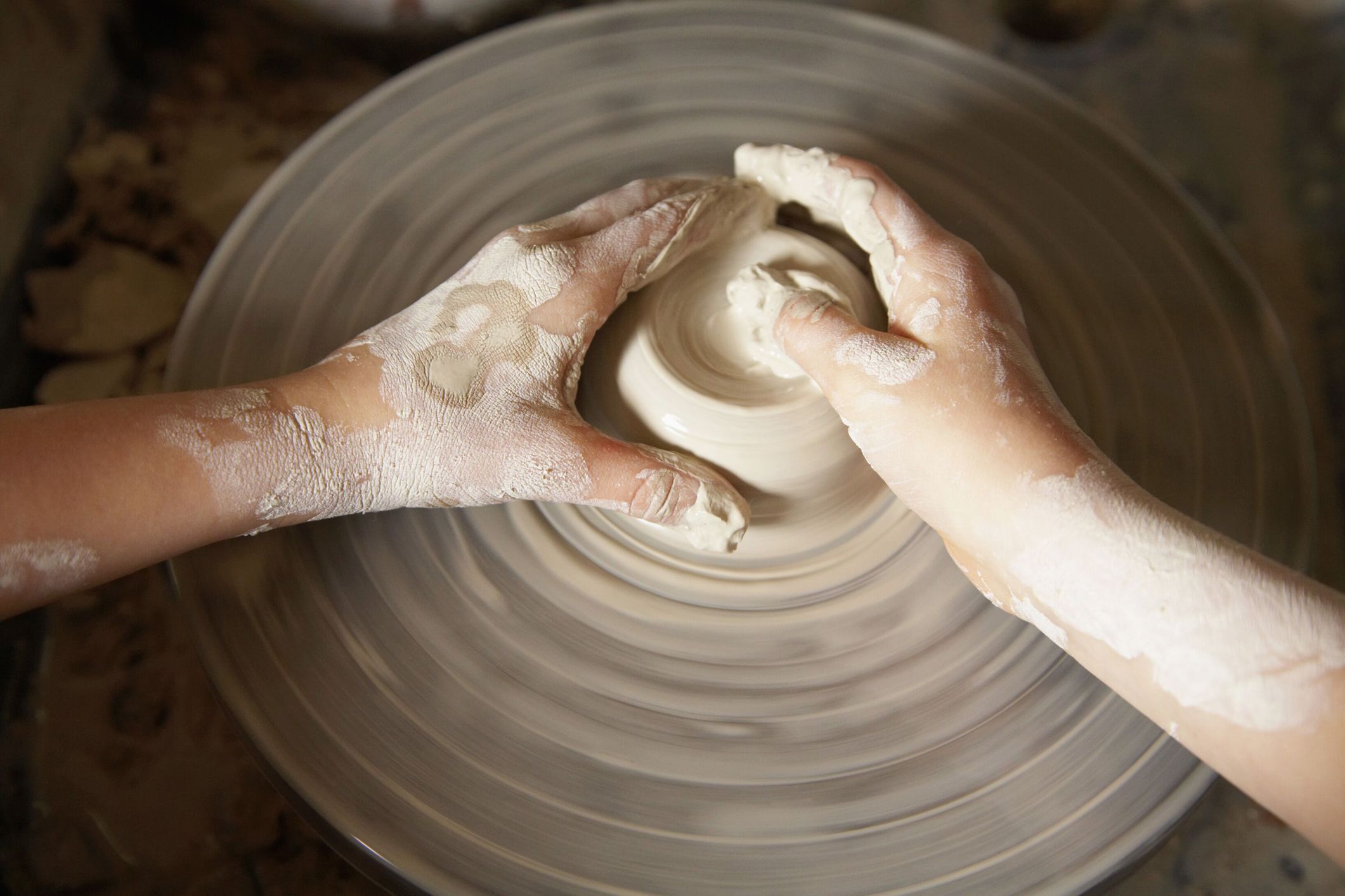 How to Center Clay on a Potter's Wheel