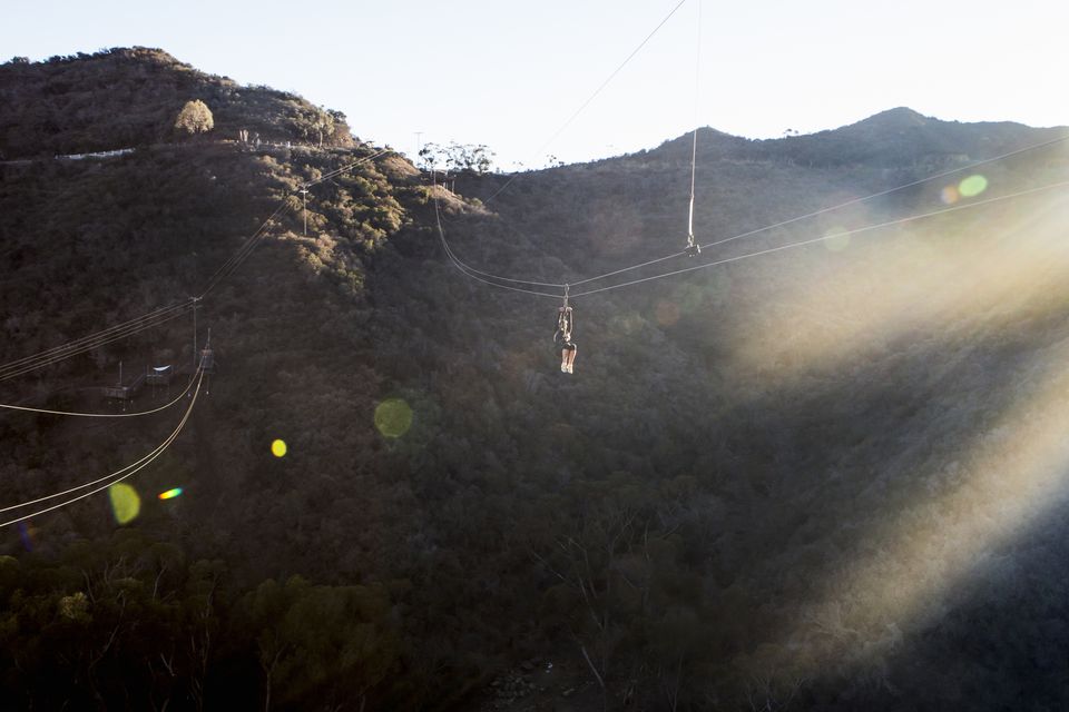 The Catalina Island Zip Line.