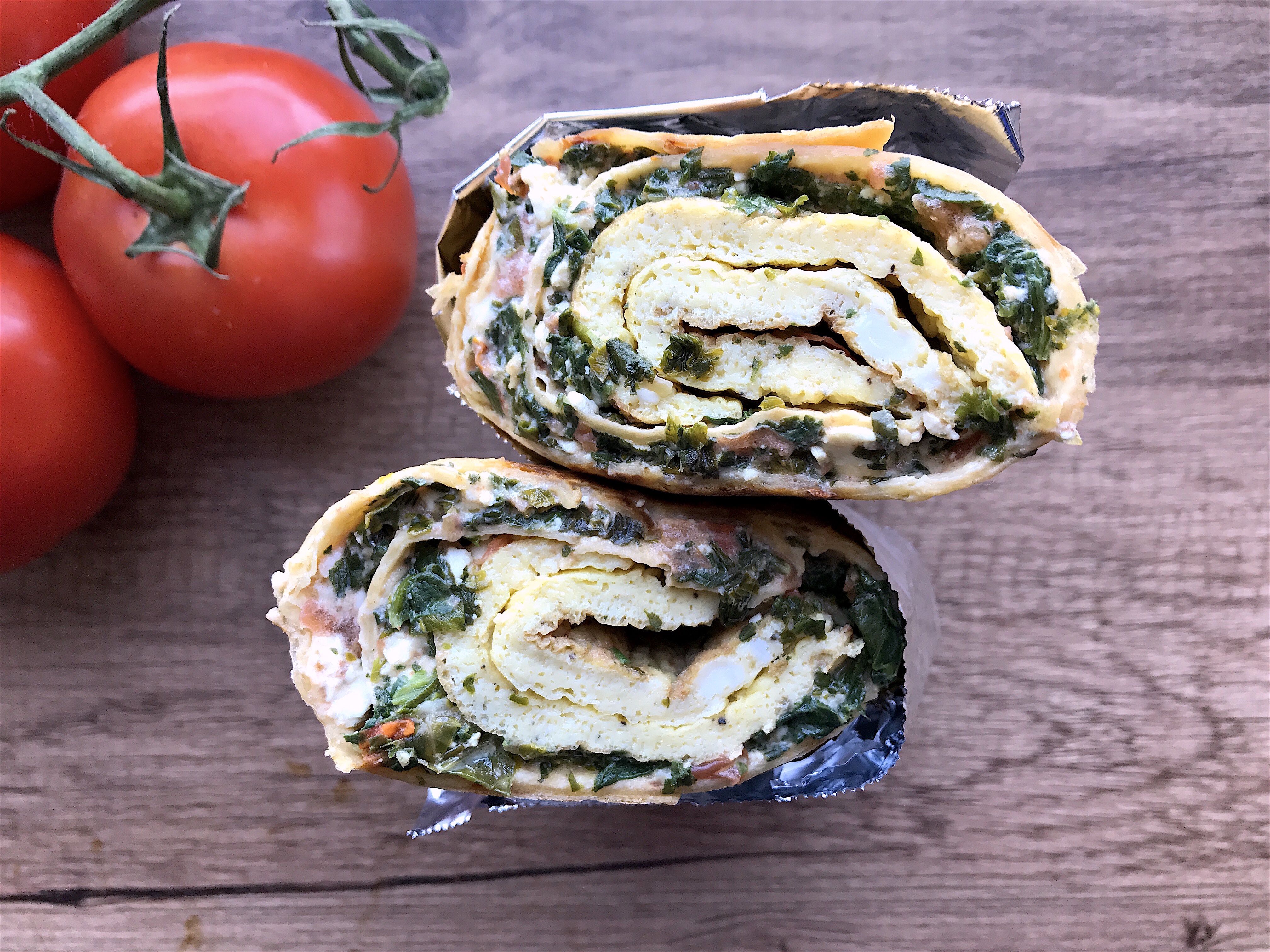 starbucks-style-spinach-feta-breakfast-wrap