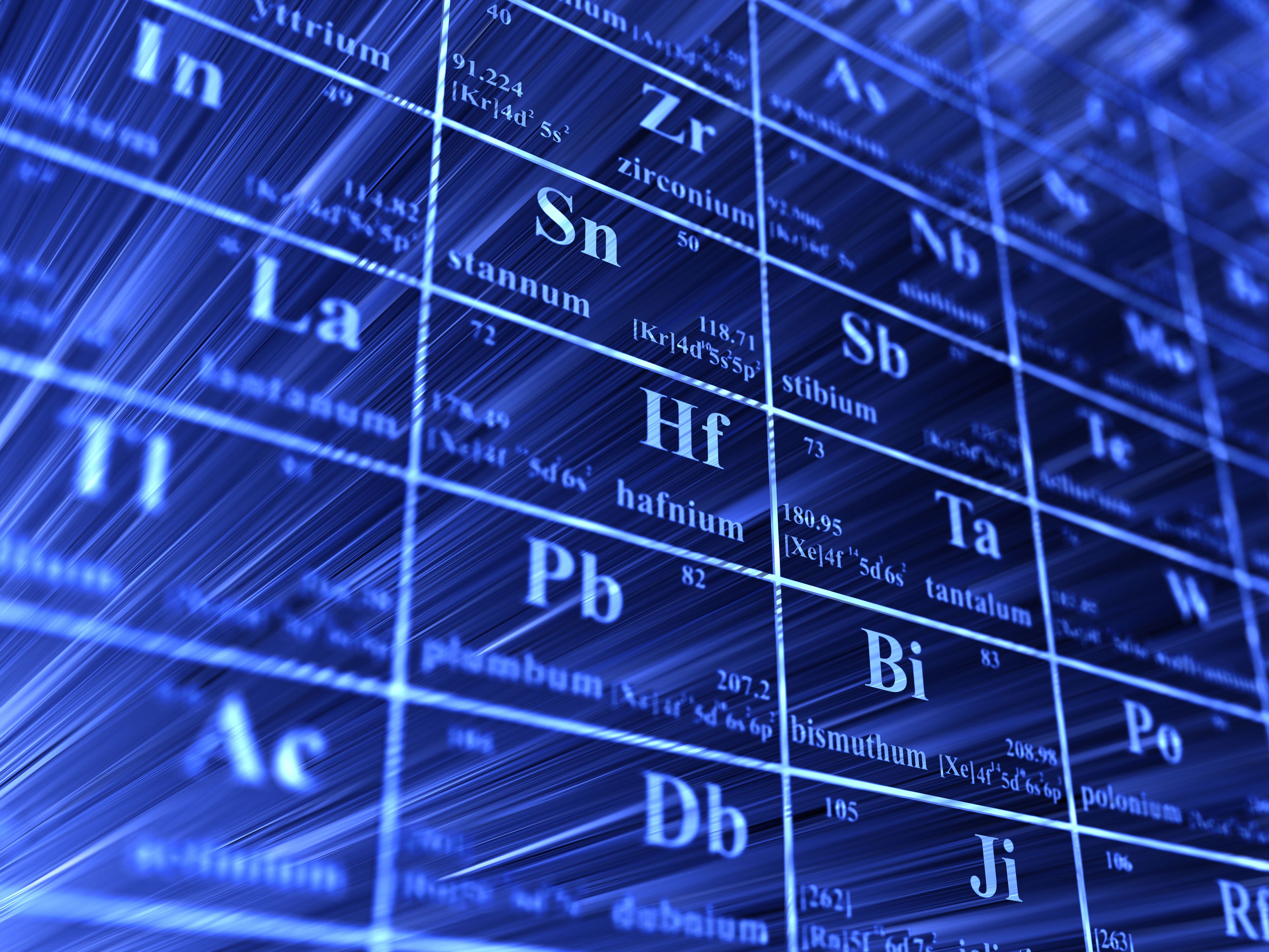 atomic 73 number to of Introduction Periodic Table the Elements