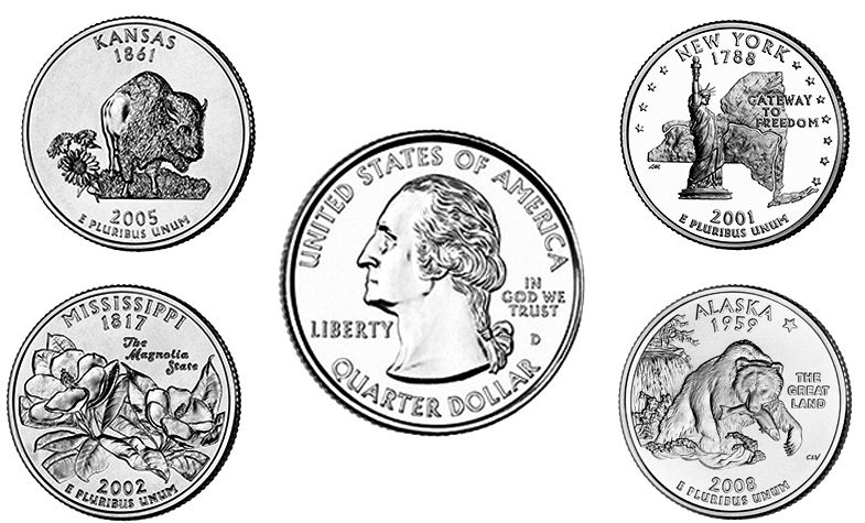 State quarters collection