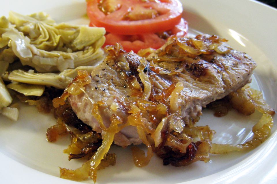  Veal Steaks Recipe With Caramelized Onions