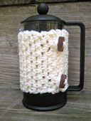 Download A Free Crochet Pattern for a French Press Cozy