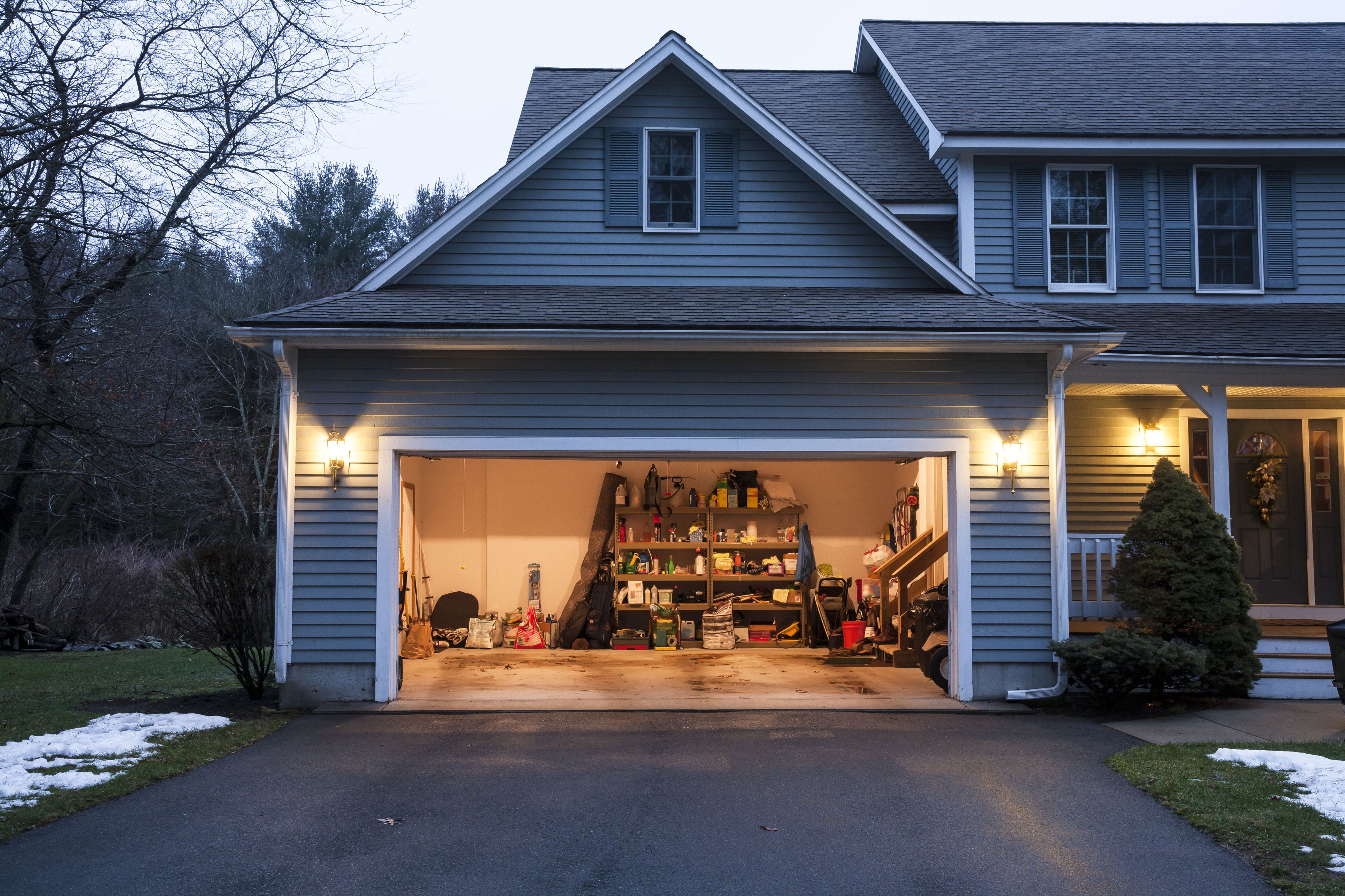 Garage Door Openers and Garage Security - Upscale ResiDential House Has Neat Garage 168531302 588389105f9b58bDb36b0226