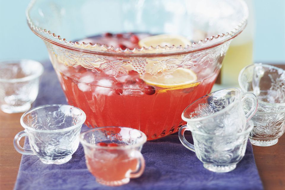 Easy Champagne Punch Recipe With Pomegranate