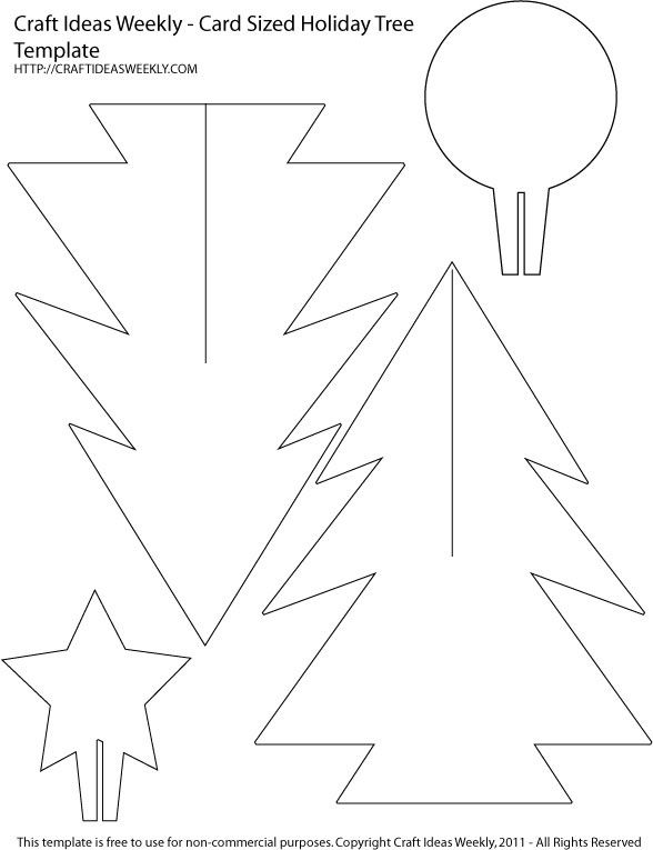 37 Christmas Tree Templates In All Shapes and Sizes