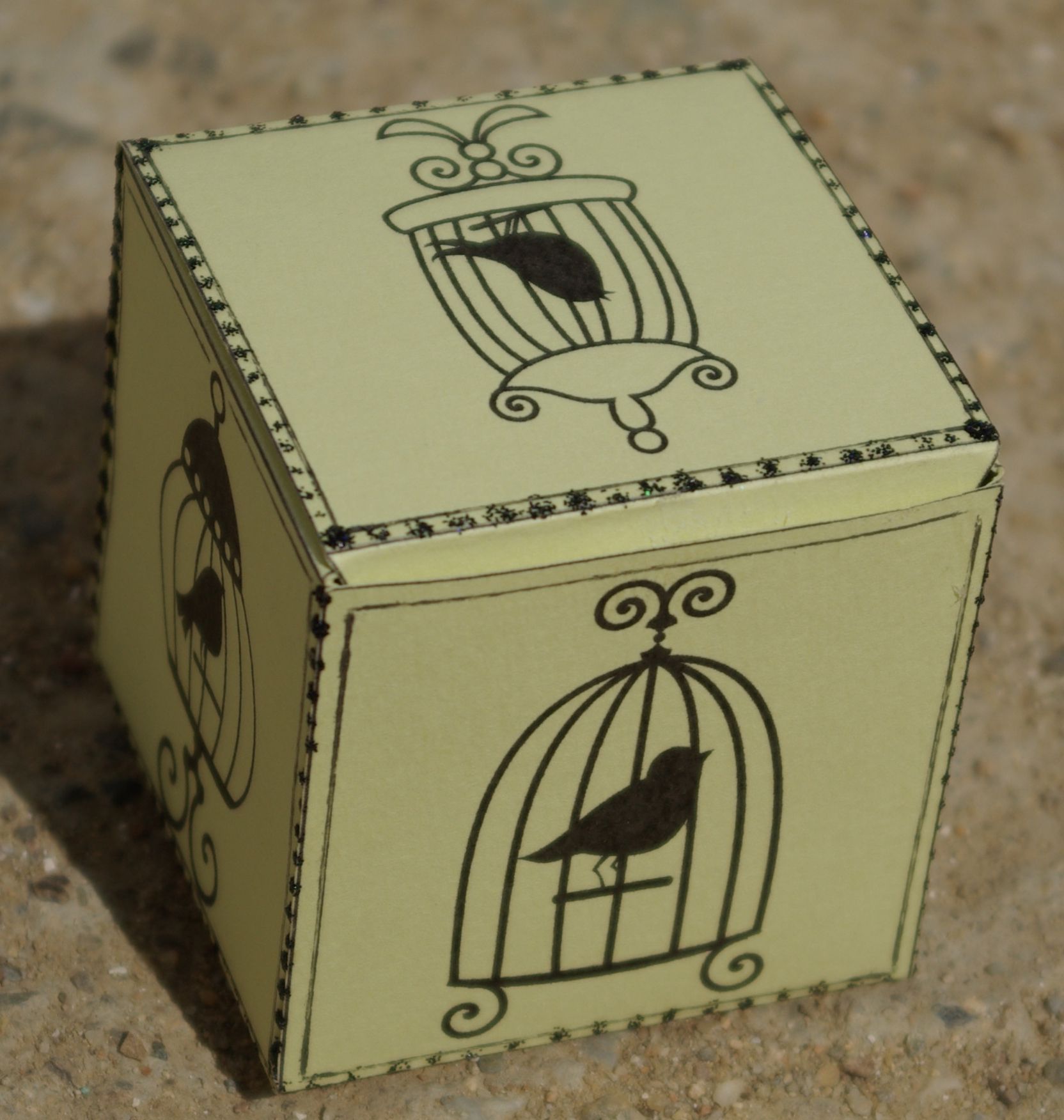 Download Cube Box Template for Rubber Stamping