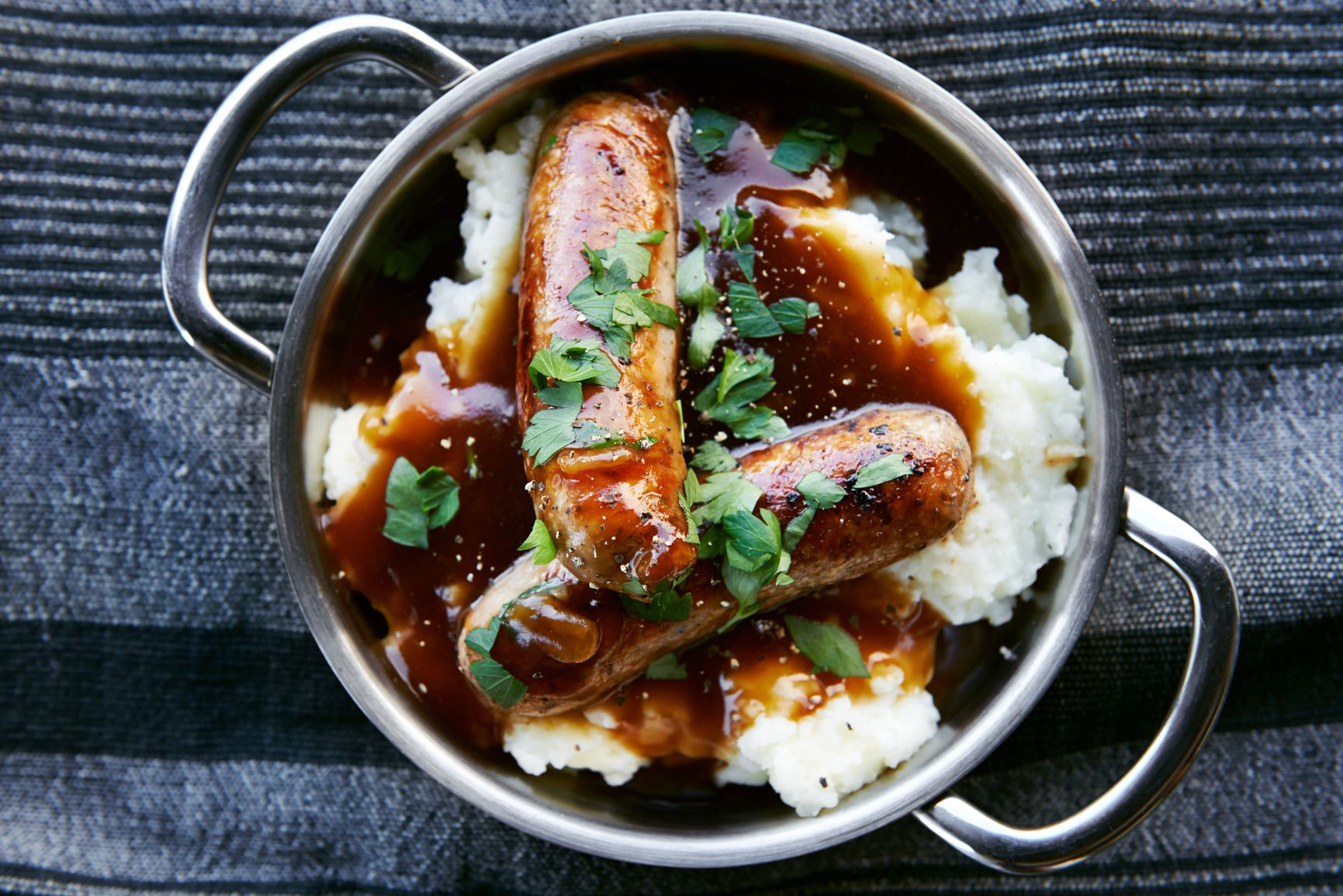 Bangers And Mash With Onion Gravy Recipe