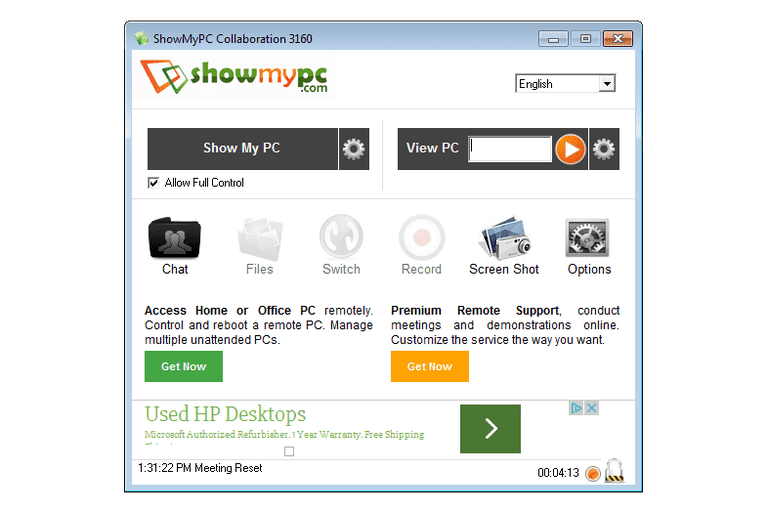 Screenshot of ShowMyPC in Windows 7