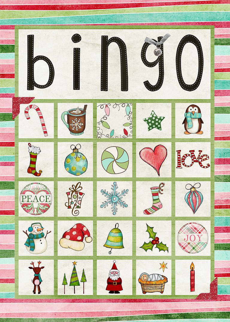 11 Free, Printable Christmas Bingo Games for the Family