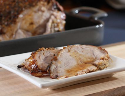 Brined Roast Goose With Orange Glaze Recipe