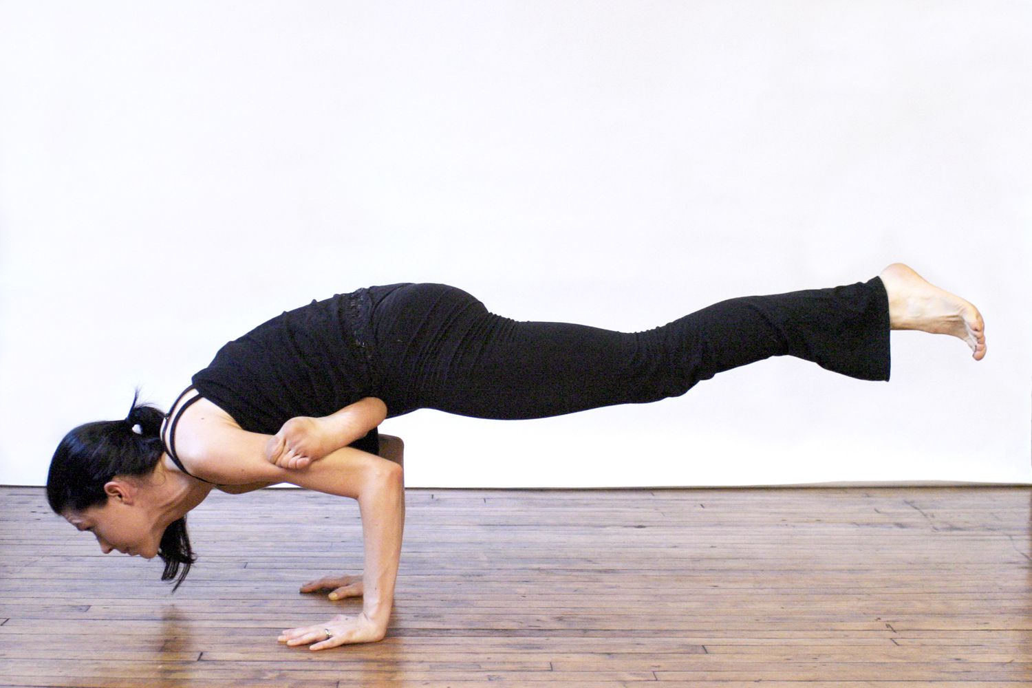 How to Do Flying Crow Pose or Eka Pada Galavasana