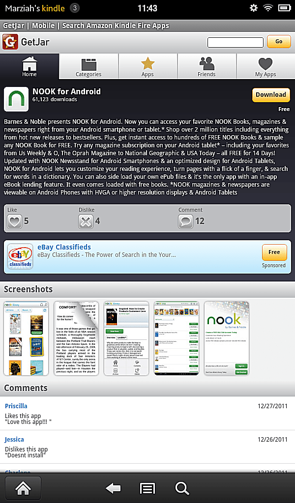 kindle m.getjar.com to How Your Nook Books on Read Fire Kindle