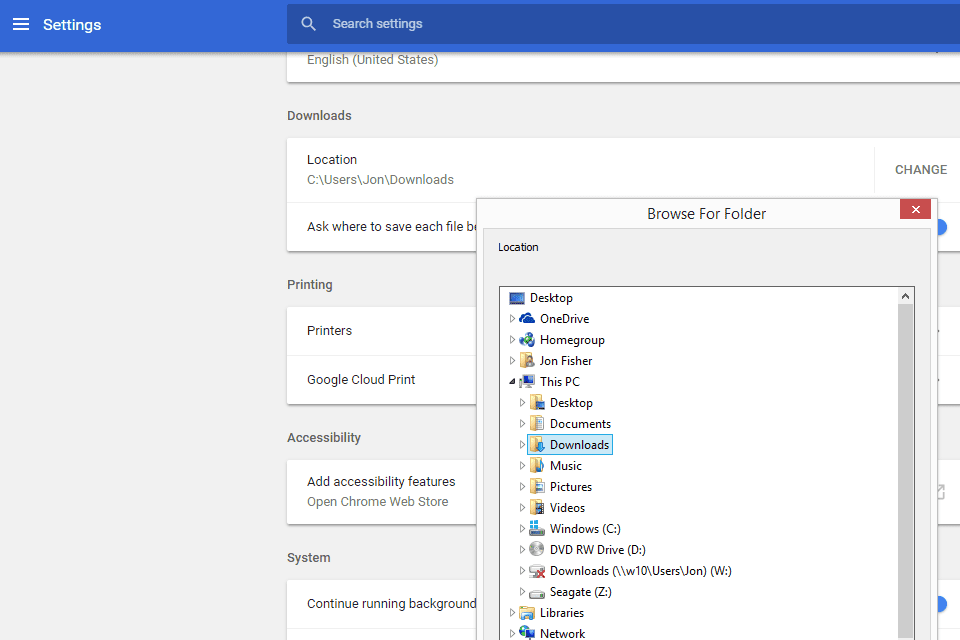 chrome downloading file instead of displaying page