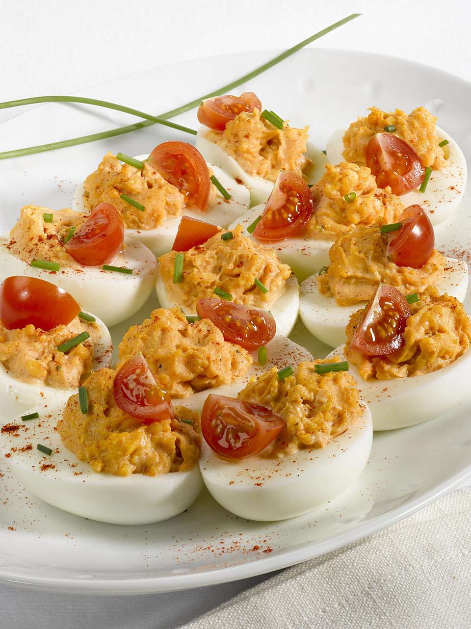 Spanish-Style Deviled Eggs With Tuna Recipe