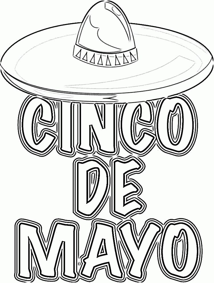 Cinco de Mayo Coloring Pages That Are Free to Print