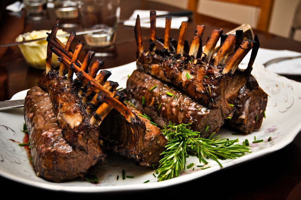 A Recipe for Roasted Rack of Lamb