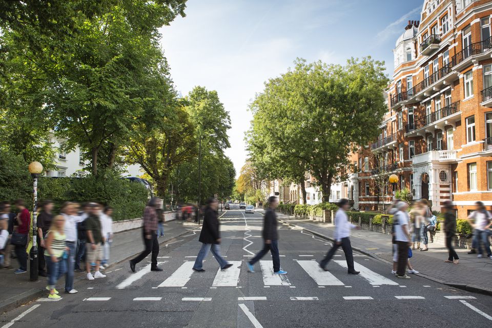 London's Abbey Road Crossing