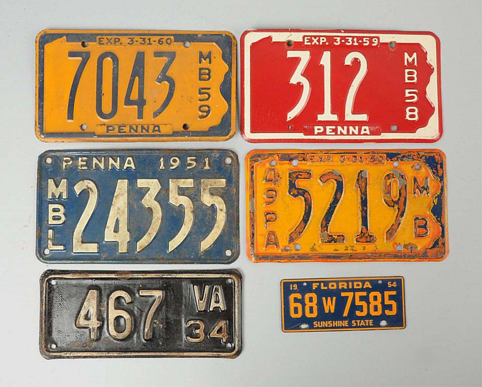 Collecting Antique License Plates