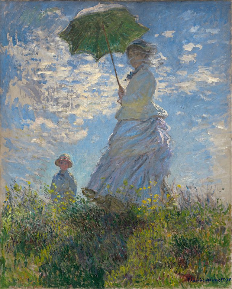 Claude Monet, Mujer con una sombrilla