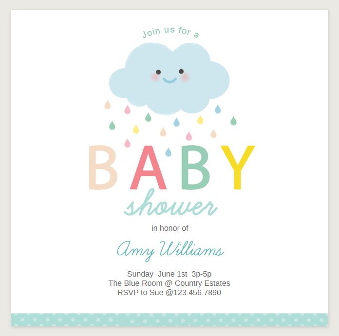 19 Sets of Free Baby Shower Invitations You Can Print