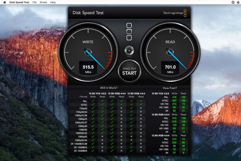 Blackmagic Disk Speed Test 3.1 Windows