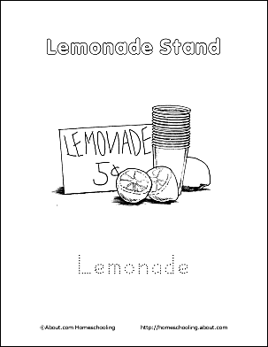 lemonade stand printables
