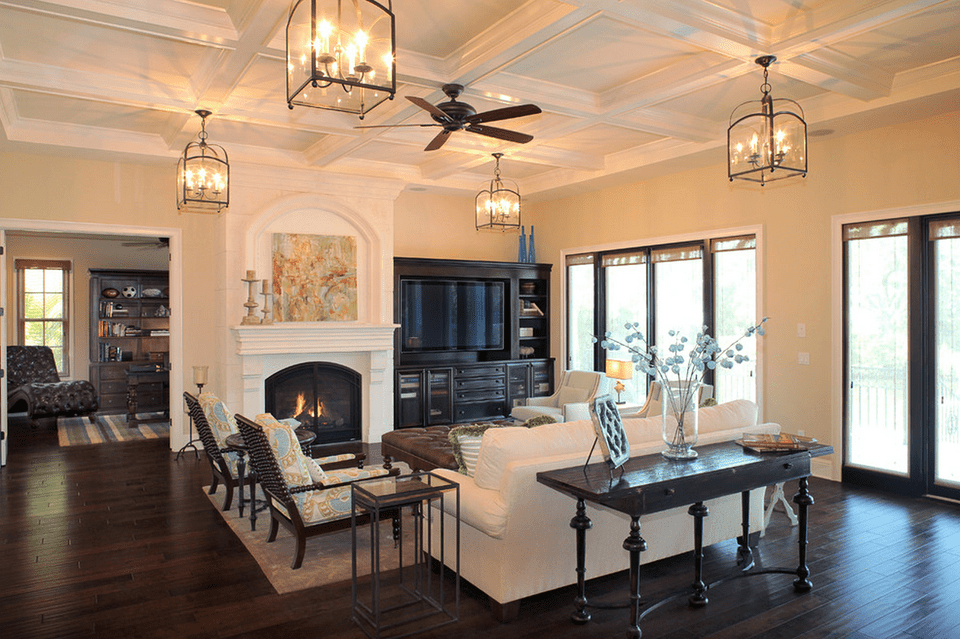overhead lighting ideas for living room