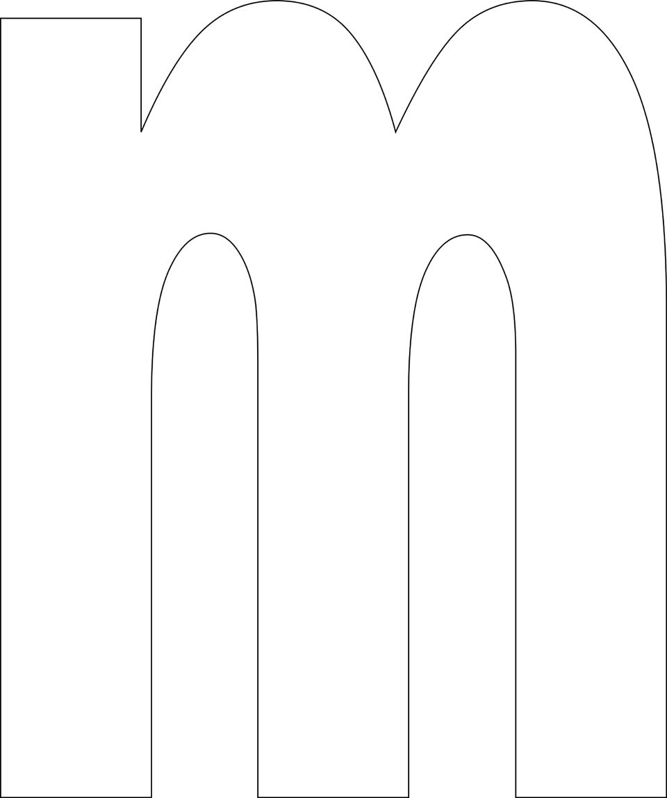 Free Printable Lower Case Alphabet Letter Template