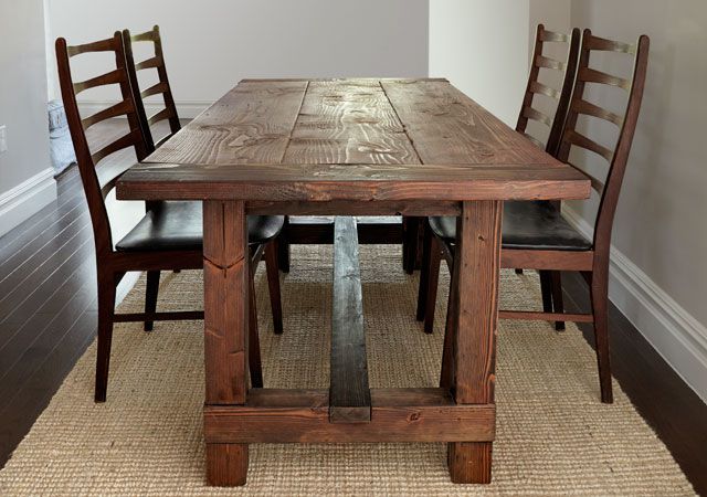 12 Free DIY Woodworking Plans for a Farmhouse Table