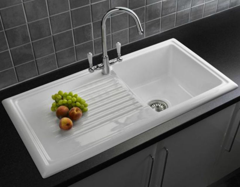 deep sink drain for porcelain kitchen