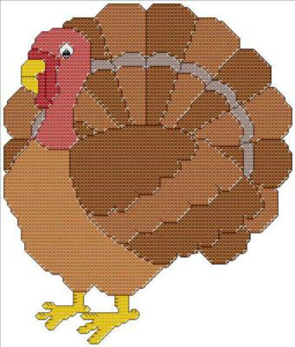 10 Thanksgiving Themed Cross Stitch Patterns