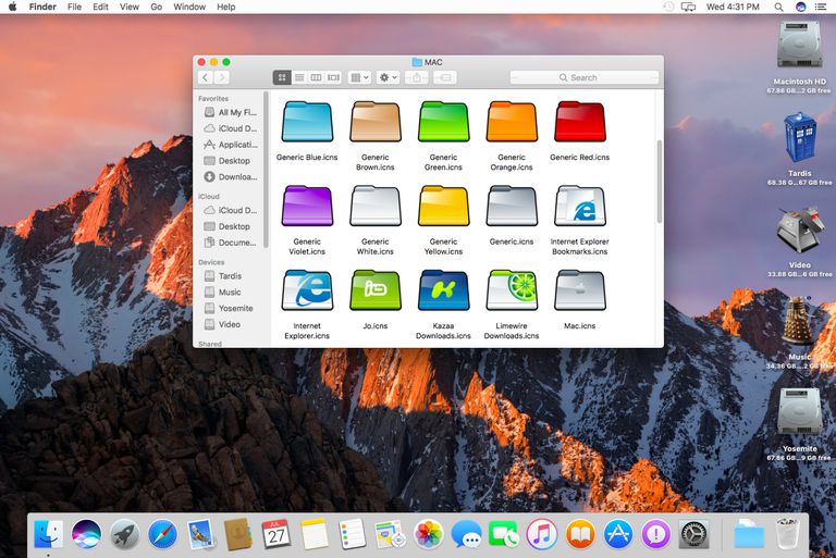 desktop icons large on mac after going to sleep