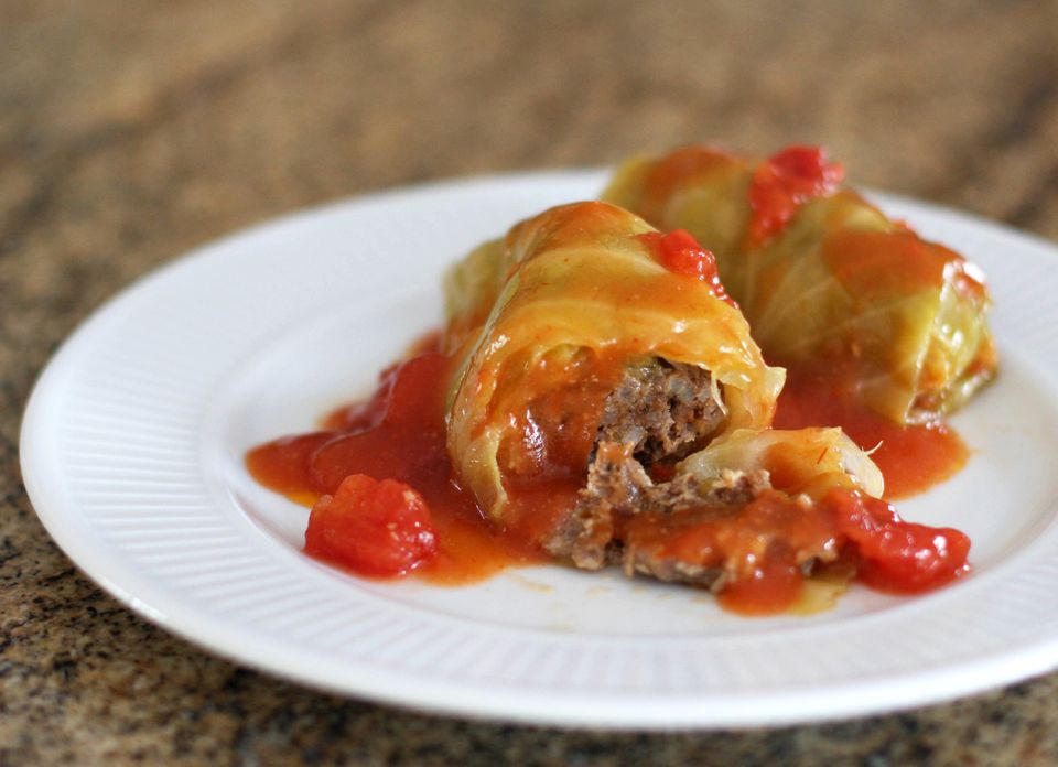 Baked Stuffed Cabbage Rolls Recipe